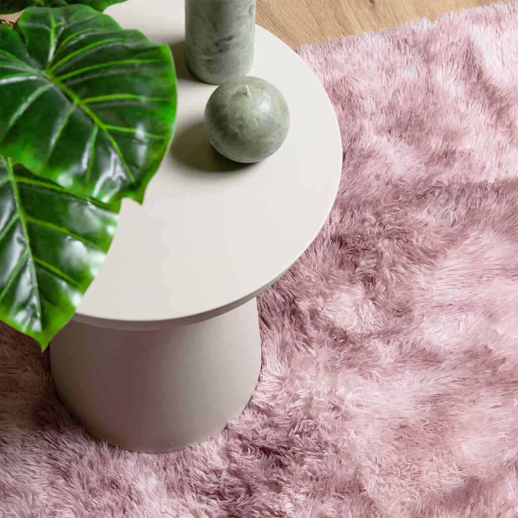 Hoogpolig vloerkleed NAVARRA 240x340 cm polyester stoffig roze is nu te koop bij PeponiXL, paradijselijk wonen!