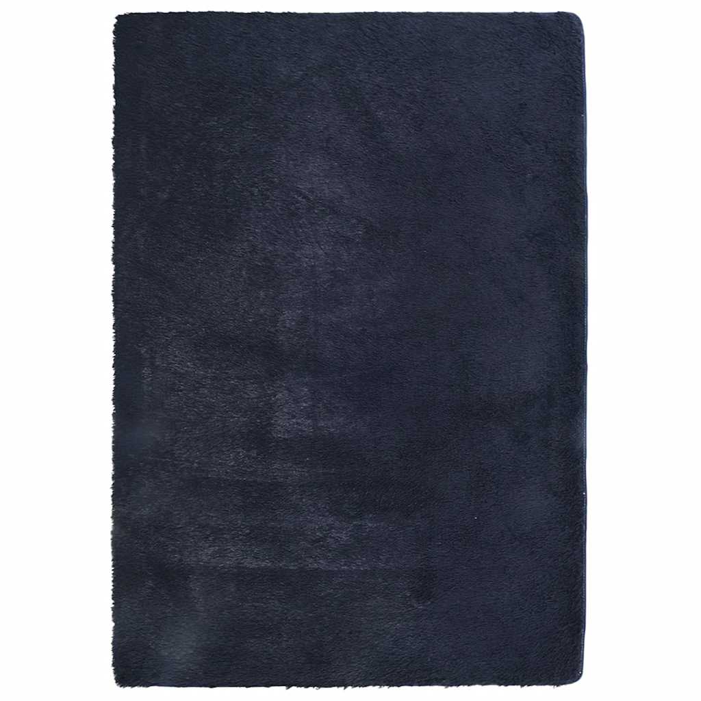 Hoogpolig vloerkleed NAVARRA 240x340 cm polyester marineblauw is nu te koop bij PeponiXL, paradijselijk wonen!