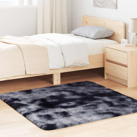 Hoogpolig vloerkleed NAVARRA 120x120 cm polyester donkergrijs is nu te koop bij PeponiXL, paradijselijk wonen!
