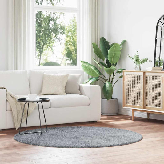 Hoogpolig vloerkleed NAVARRA 200x200 cm polyester beige is nu te koop bij PeponiXL, paradijselijk wonen!