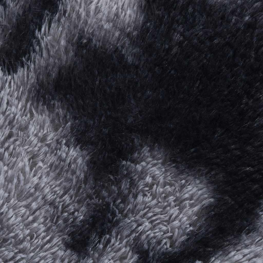 Hoogpolig vloerkleed NAVARRA 240x240 cm polyester donkergrijs is nu te koop bij PeponiXL, paradijselijk wonen!