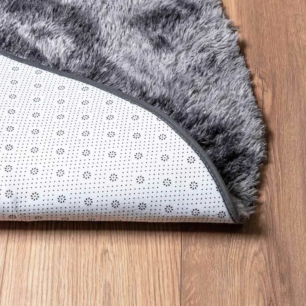 Hoogpolig vloerkleed NAVARRA 300x200 cm polyester donkergrijs is nu te koop bij PeponiXL, paradijselijk wonen!