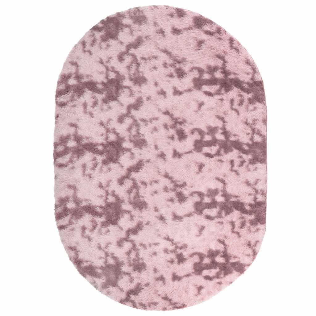 Hoogpolig vloerkleed NAVARRA 300x200 cm polyester stoffig roze is nu te koop bij PeponiXL, paradijselijk wonen!