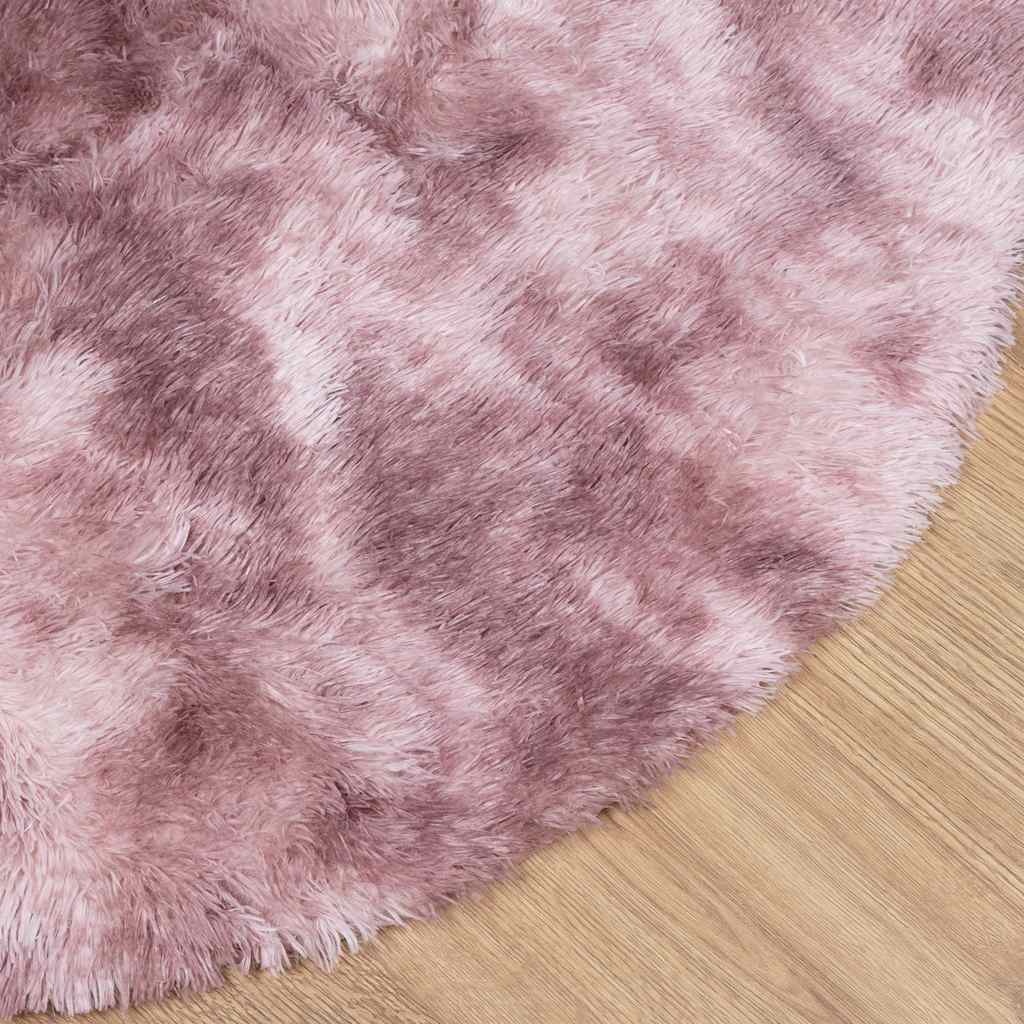 Hoogpolig vloerkleed NAVARRA 300x200 cm polyester stoffig roze is nu te koop bij PeponiXL, paradijselijk wonen!
