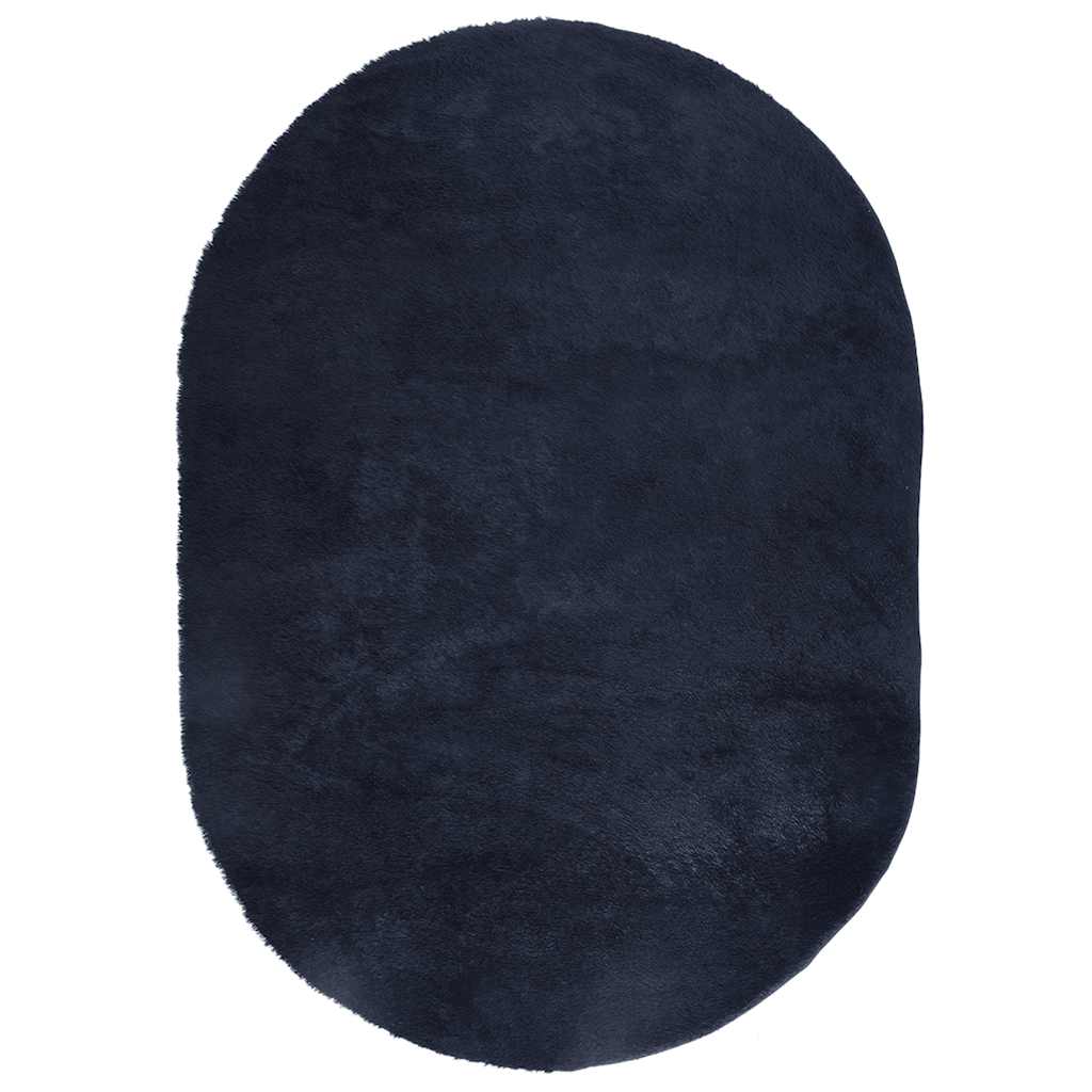 Hoogpolig vloerkleed NAVARRA 300x200 cm polyester marineblauw is nu te koop bij PeponiXL, paradijselijk wonen!