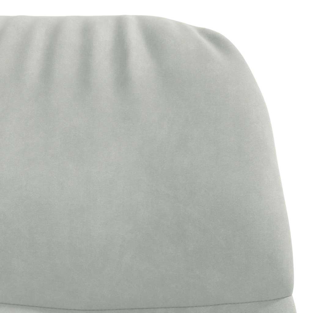 Relaxstoel fluweel lichtgrijs is nu te koop bij PeponiXL, paradijselijk wonen!