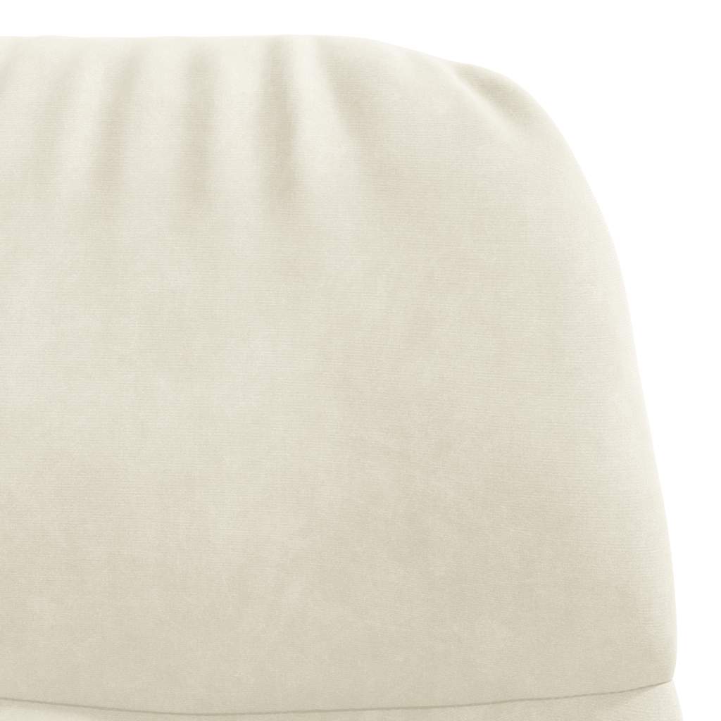 Relaxstoel fluweel crèmewit is nu te koop bij PeponiXL, paradijselijk wonen!
