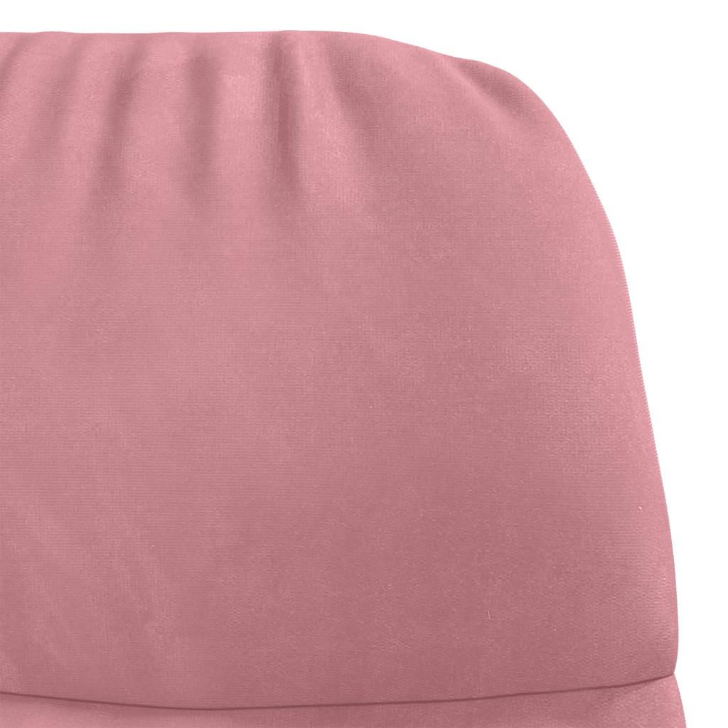 Schommelstoel fluweel roze is nu te koop bij PeponiXL, paradijselijk wonen!