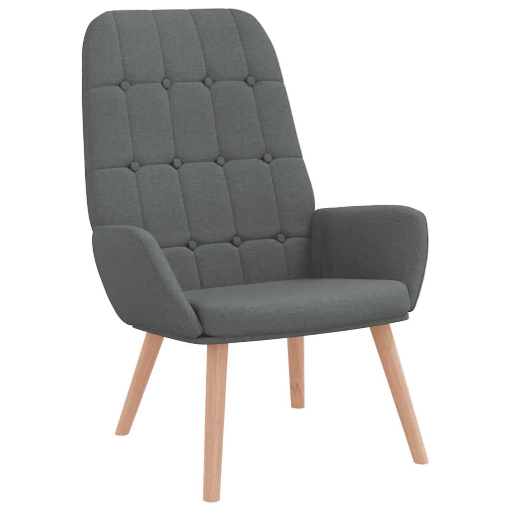 Relaxstoel stof donkergrijs is nu te koop bij PeponiXL, paradijselijk wonen!