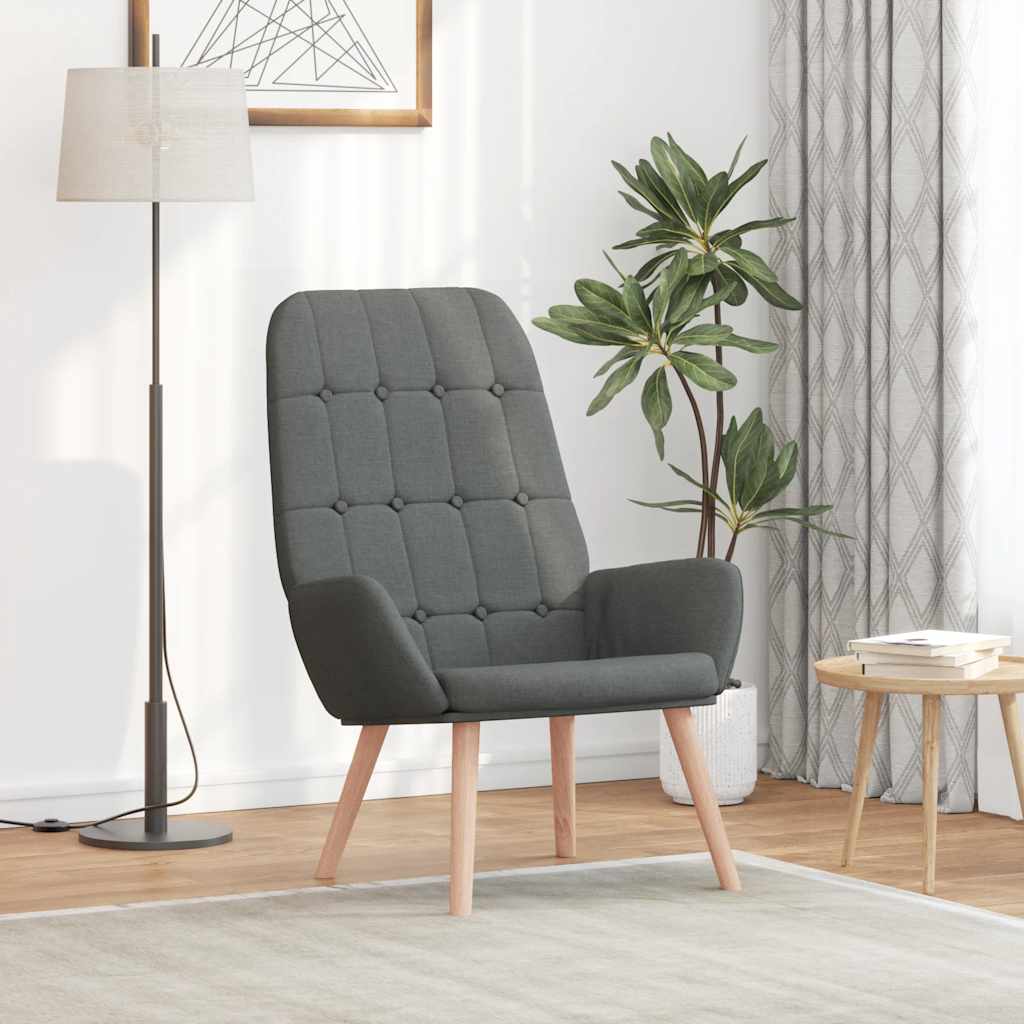 Relaxstoel stof donkergrijs is nu te koop bij PeponiXL, paradijselijk wonen!