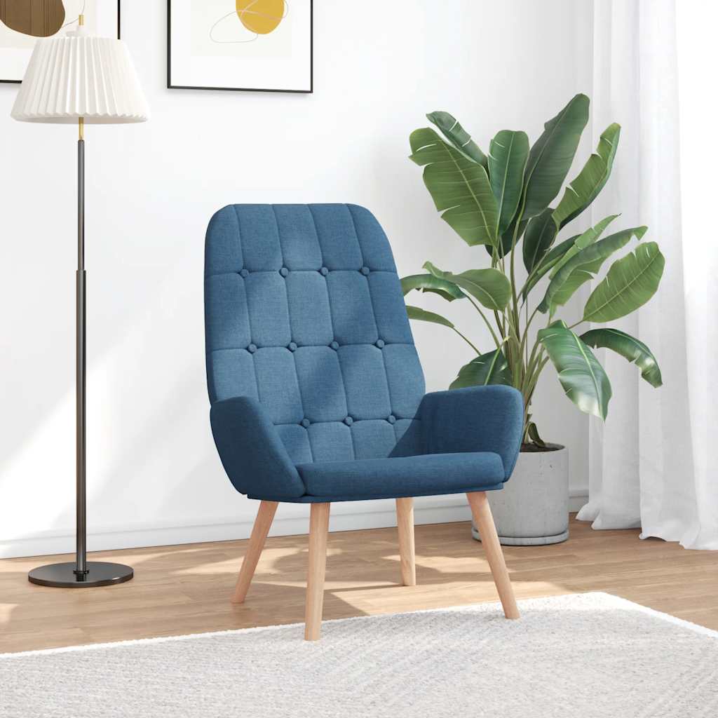 Relaxstoel stof blauw is nu te koop bij PeponiXL, paradijselijk wonen!