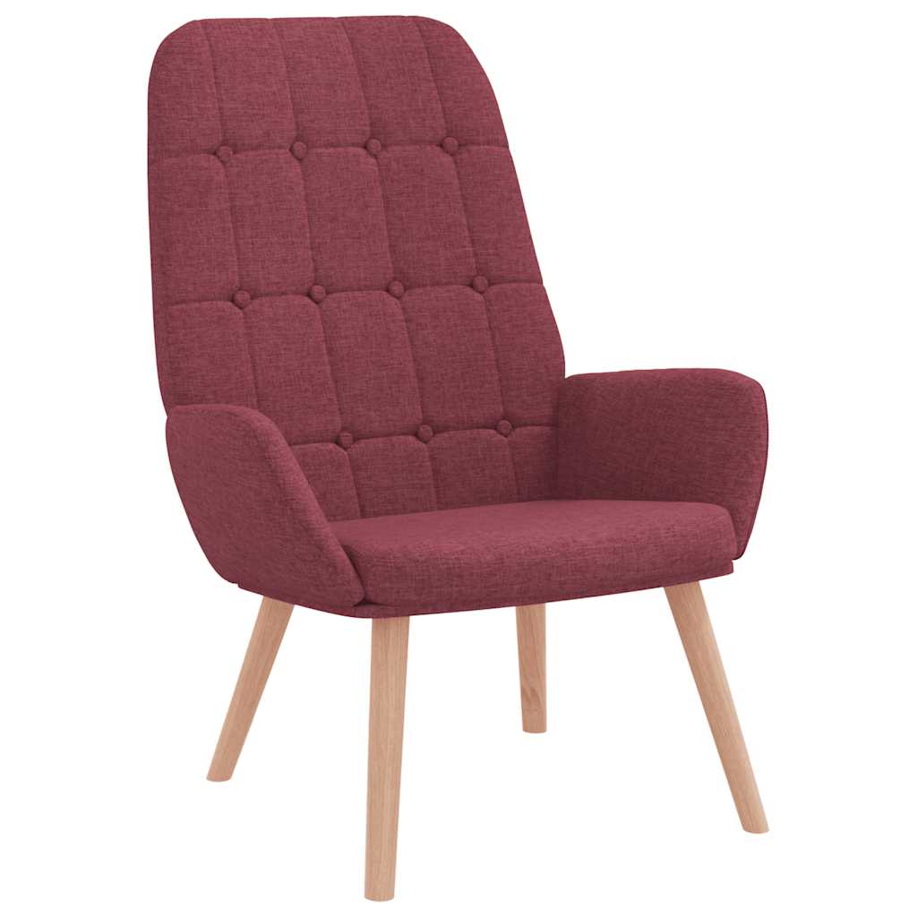 Relaxstoel stof wijnrood is nu te koop bij PeponiXL, paradijselijk wonen!