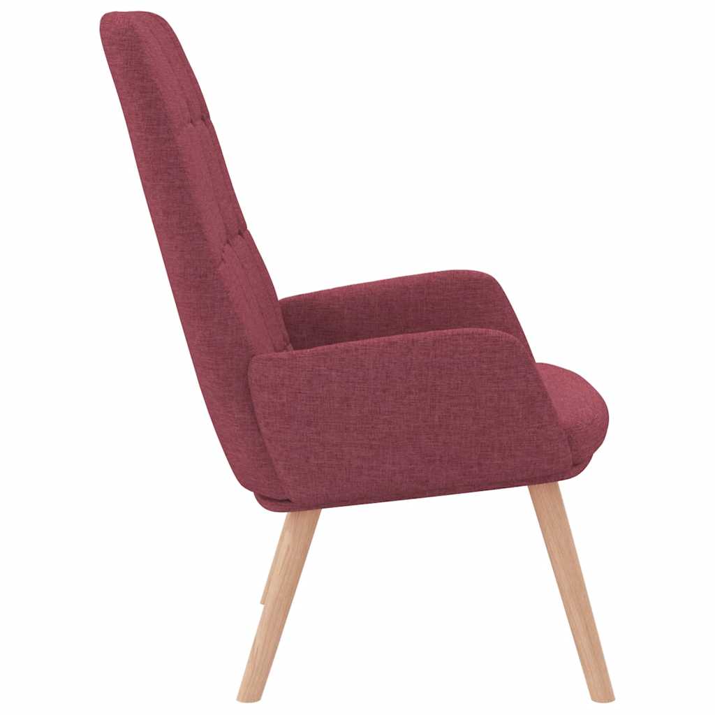 Relaxstoel stof wijnrood is nu te koop bij PeponiXL, paradijselijk wonen!