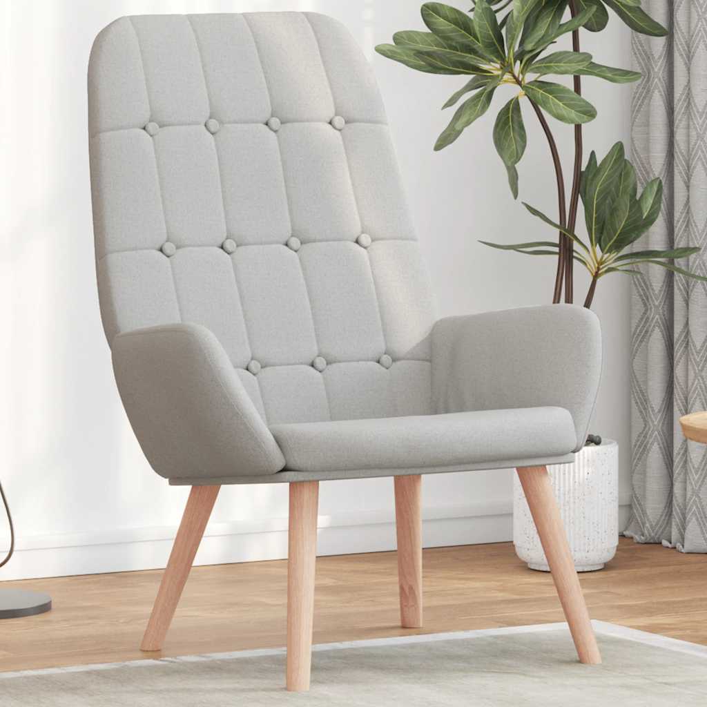 Relaxstoel stof wolk grijs is nu te koop bij PeponiXL, paradijselijk wonen!