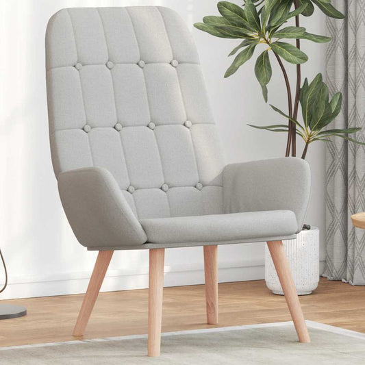 Relaxstoel stof wolk grijs is nu te koop bij PeponiXL, paradijselijk wonen!