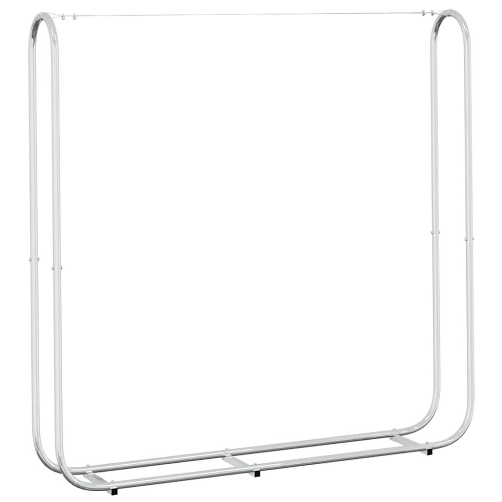 Haardhoutrek 150x25x150 cm gegalvaniseerd staal is nu te koop bij PeponiXL, paradijselijk wonen!