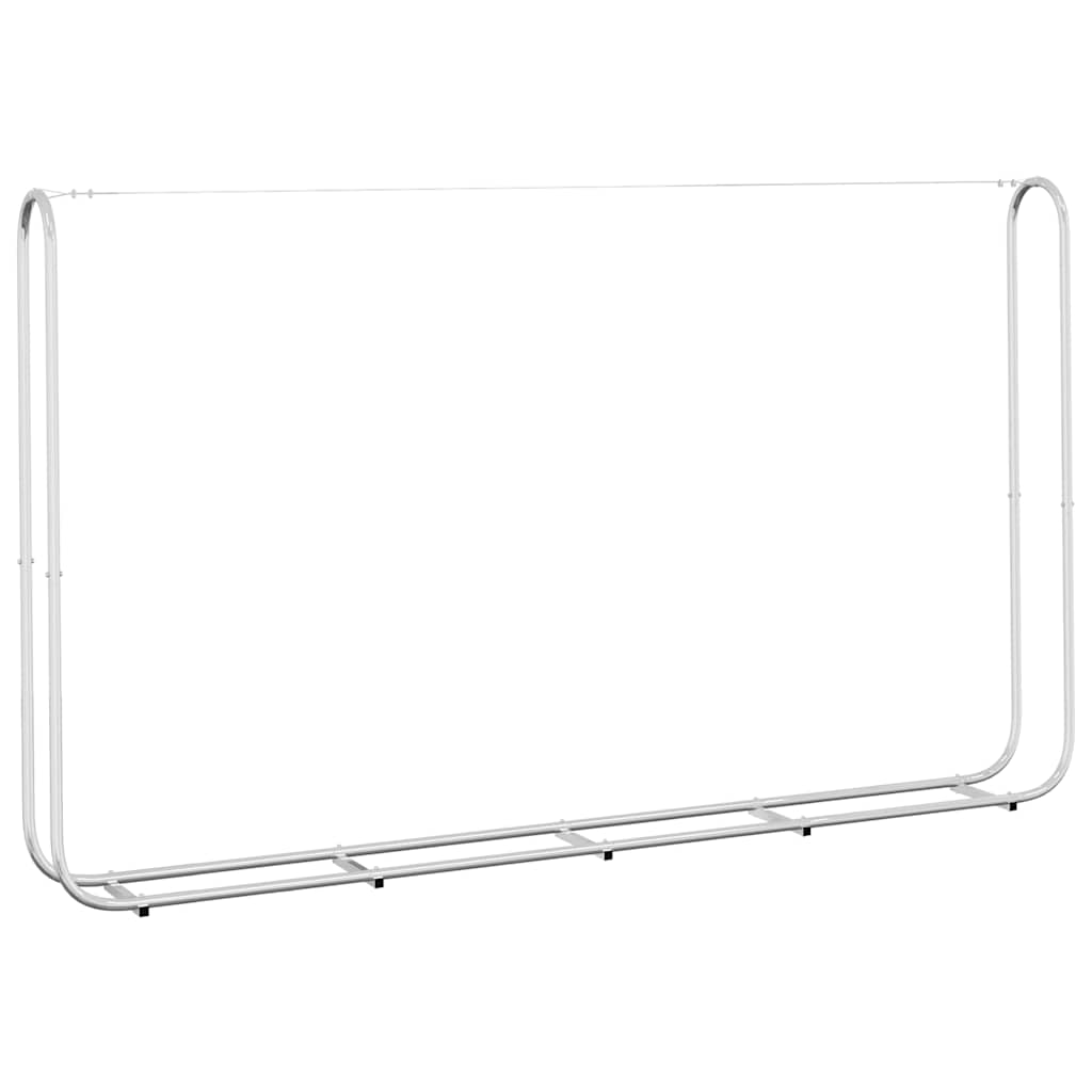 Haardhoutrek 250x25x150 cm gegalvaniseerd staal is nu te koop bij PeponiXL, paradijselijk wonen!