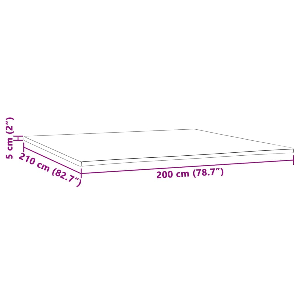 Matrastopper 200x210x5 cm is nu te koop bij PeponiXL, paradijselijk wonen!