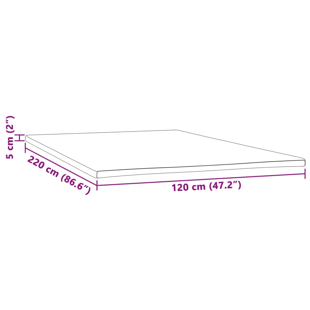 Matrastopper 120x220x5 cm is nu te koop bij PeponiXL, paradijselijk wonen!