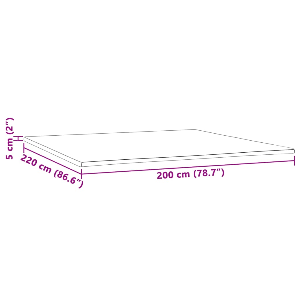 Matrastopper 200x220x5 cm is nu te koop bij PeponiXL, paradijselijk wonen!