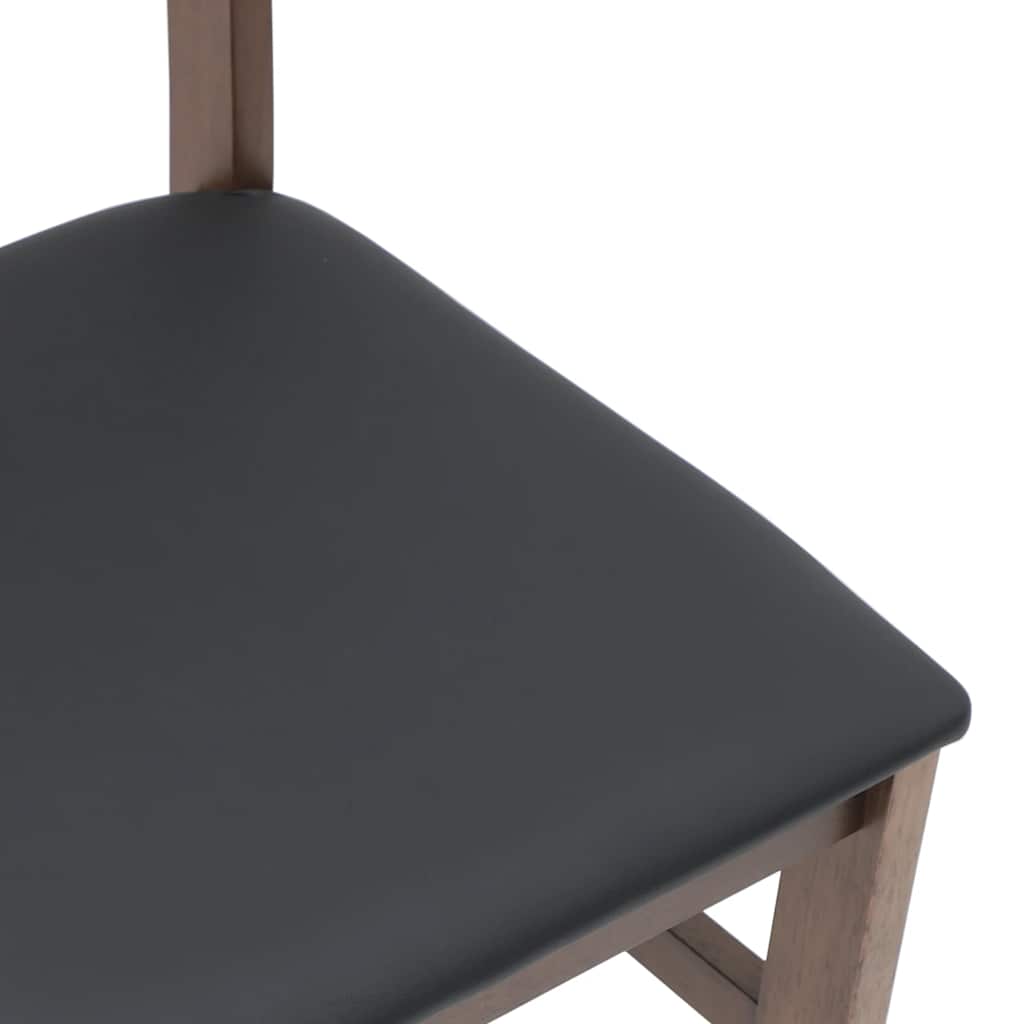 Eetkamerstoelen met kussens 2 st massief hout rubber bruin is nu te koop bij PeponiXL, paradijselijk wonen!
