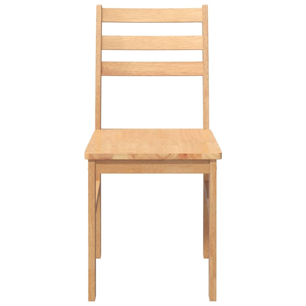 Eetkamerstoelen 2 st massief hout rubber is nu te koop bij PeponiXL, paradijselijk wonen!