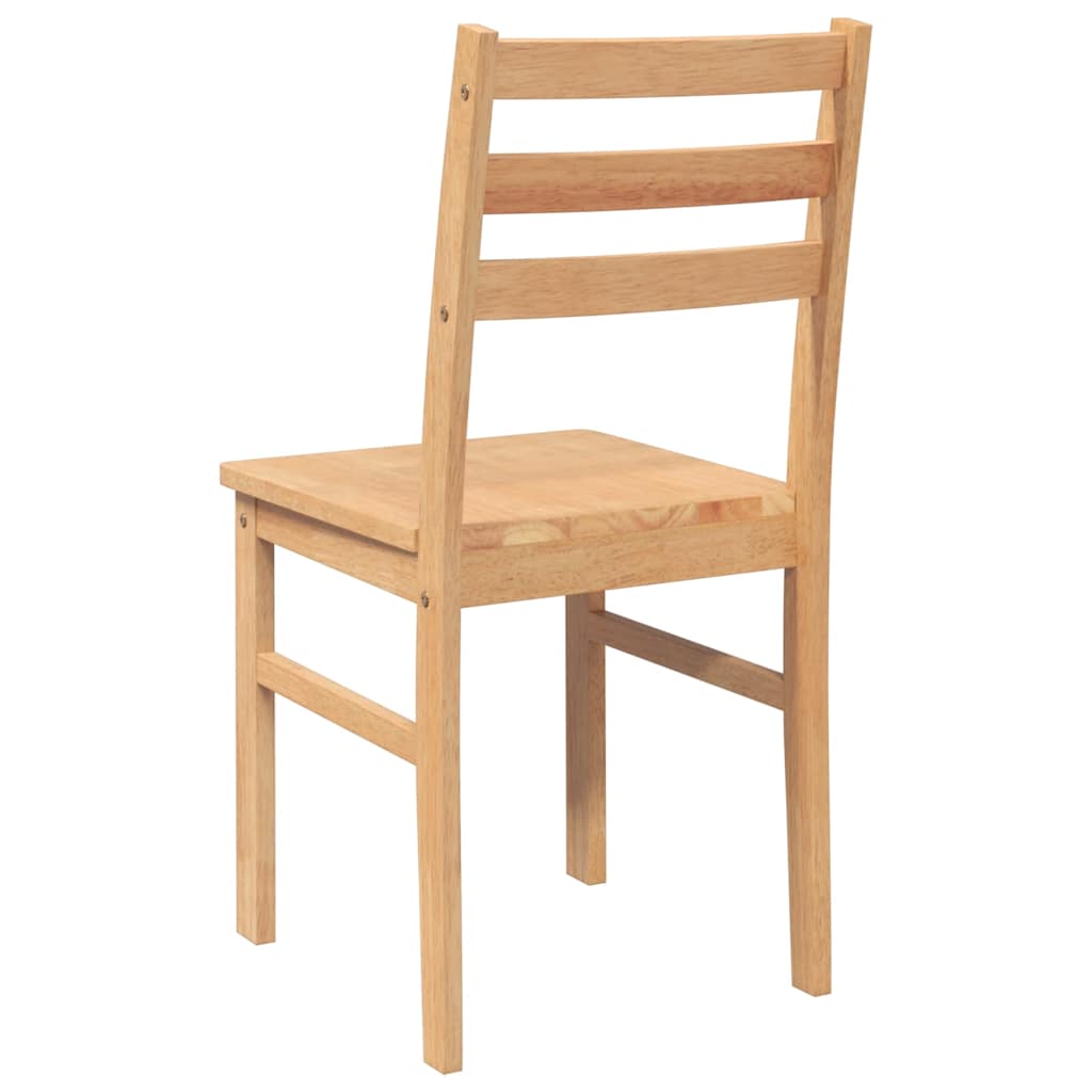 Eetkamerstoelen 2 st massief hout rubber is nu te koop bij PeponiXL, paradijselijk wonen!