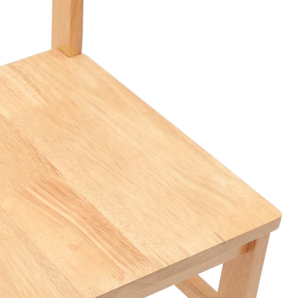 Eetkamerstoelen 2 st massief hout rubber is nu te koop bij PeponiXL, paradijselijk wonen!