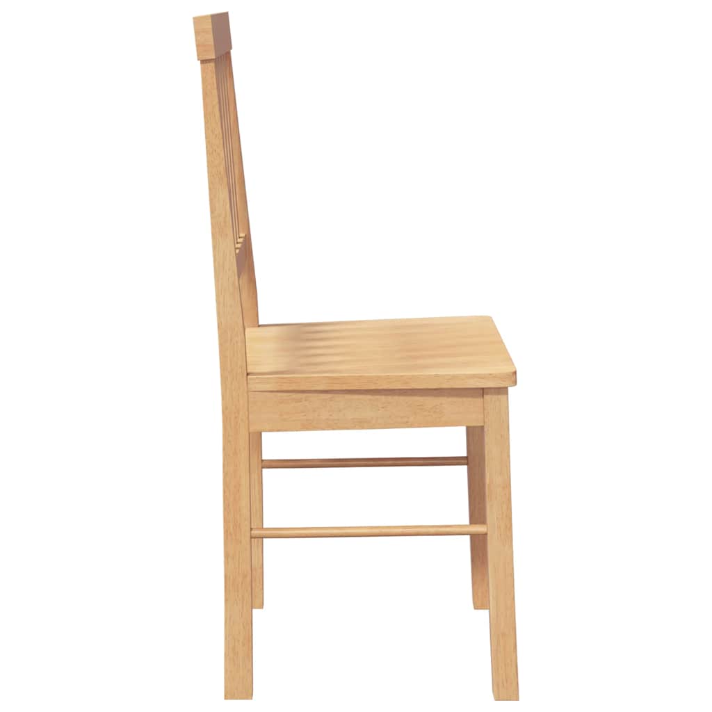 Eetkamerstoelen met kussens 2 st massief hout rubber is nu te koop bij PeponiXL, paradijselijk wonen!