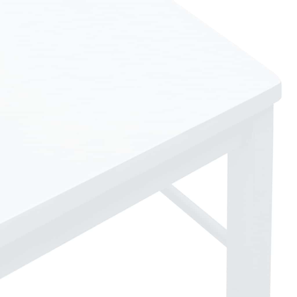 Eetkamerstoelen met kussens 2 st massief hout rubber wit is nu te koop bij PeponiXL, paradijselijk wonen!