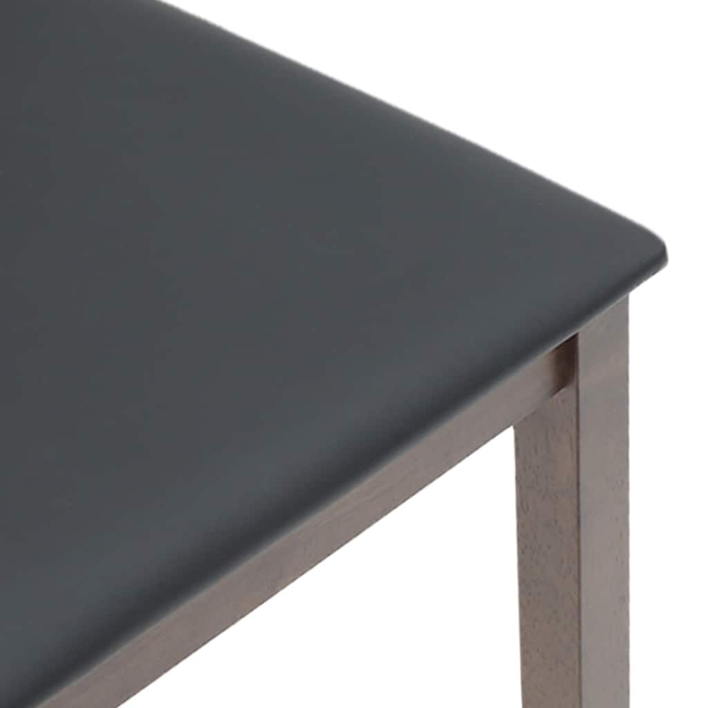 Eetkamerstoelen met kussens 2 st massief hout rubber bruin is nu te koop bij PeponiXL, paradijselijk wonen!
