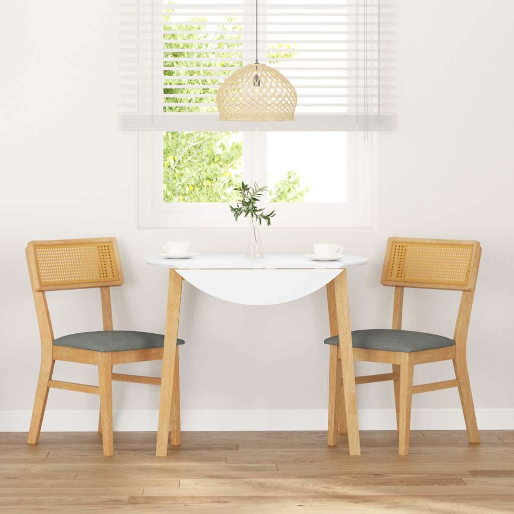 Eetkamerstoelen met kussens 2 st massief hout rubber is nu te koop bij PeponiXL, paradijselijk wonen!