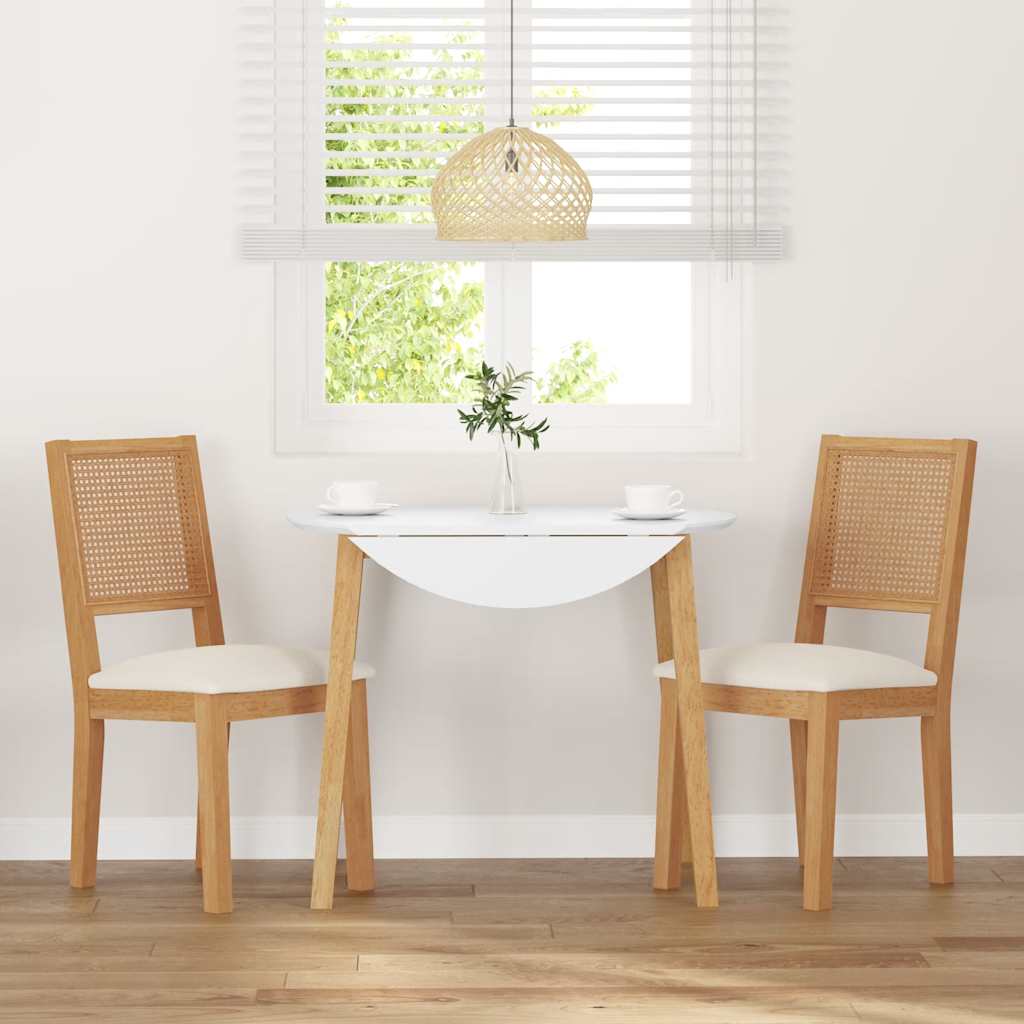 Eetkamerstoelen met kussens 2 st massief hout rubber is nu te koop bij PeponiXL, paradijselijk wonen!