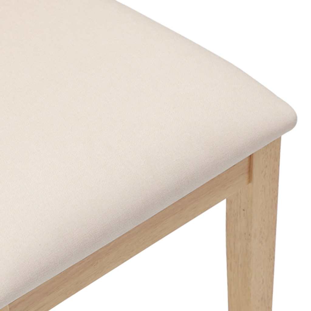 Eetkamerstoelen met kussens 2 st massief hout rubber is nu te koop bij PeponiXL, paradijselijk wonen!