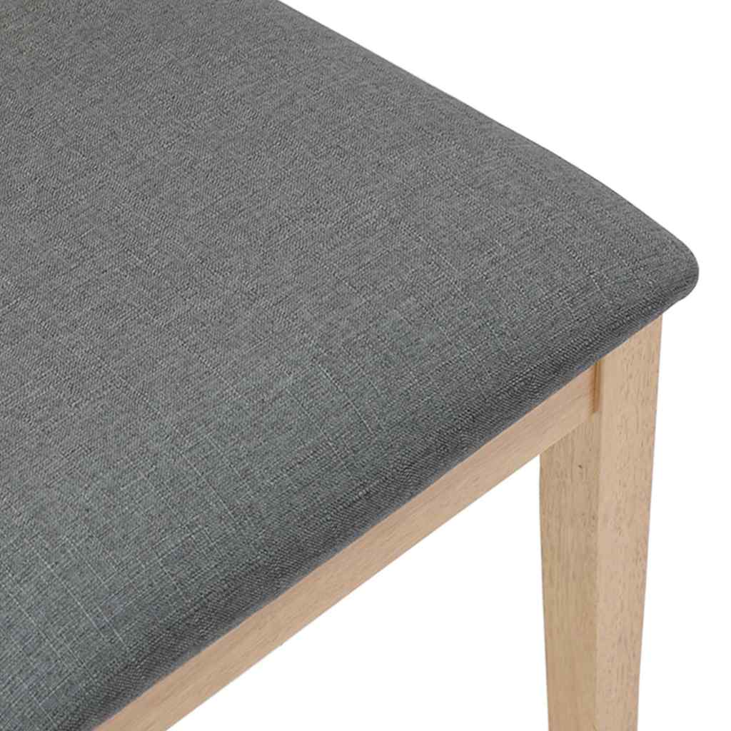 Eetkamerstoelen met kussens 2 st massief hout rubber is nu te koop bij PeponiXL, paradijselijk wonen!