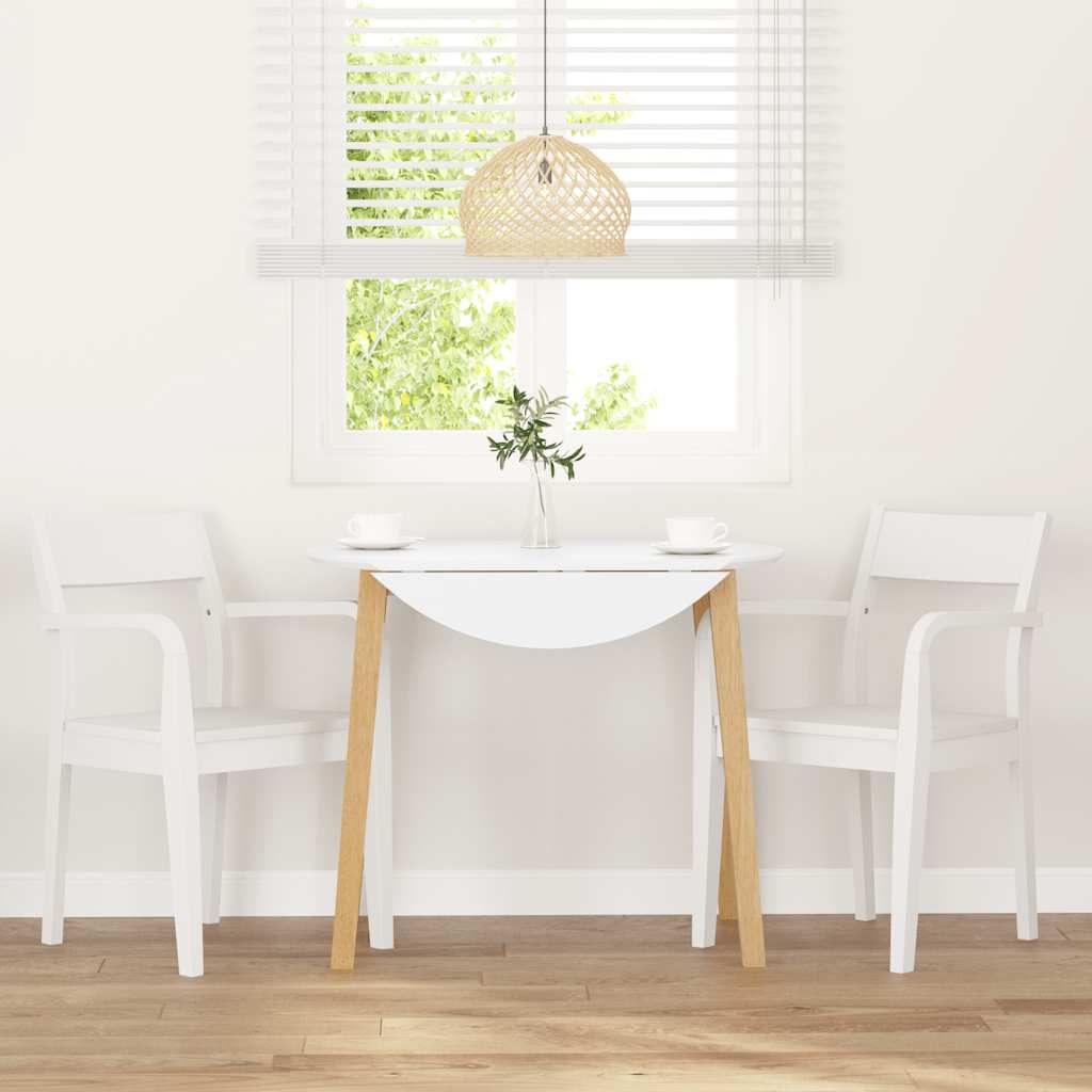 Eetkamerstoelen 2 st massief hout rubber wit is nu te koop bij PeponiXL, paradijselijk wonen!