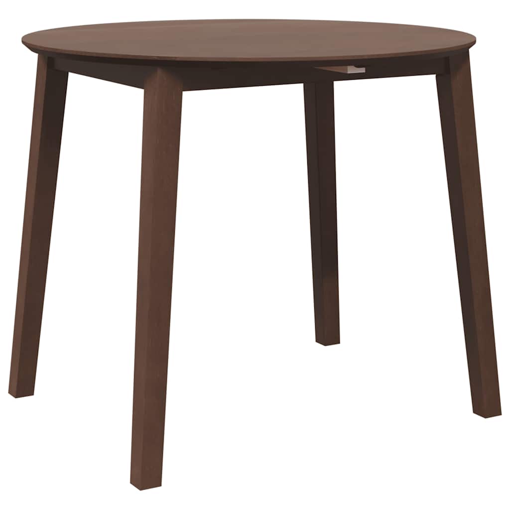 Eettafel bruin massief hout rubber is nu te koop bij PeponiXL, paradijselijk wonen!