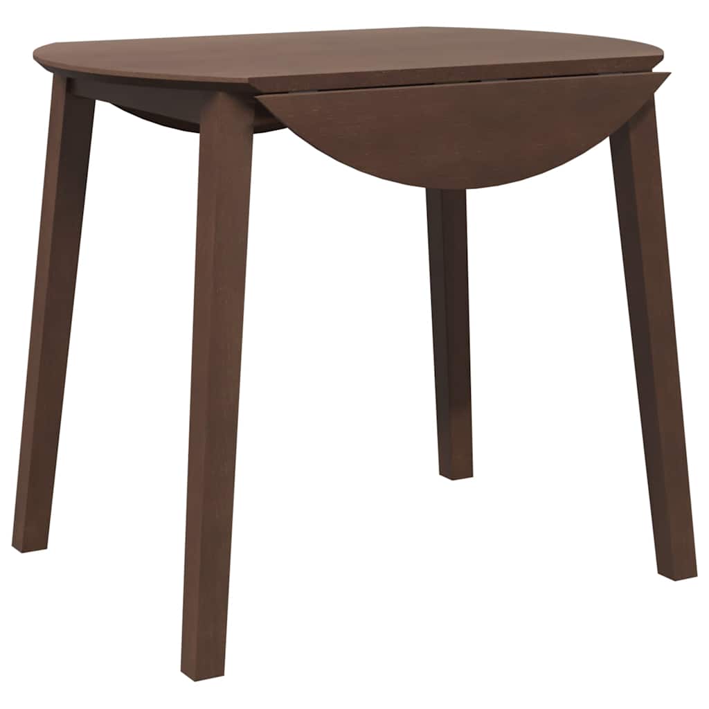 Eettafel bruin massief hout rubber is nu te koop bij PeponiXL, paradijselijk wonen!