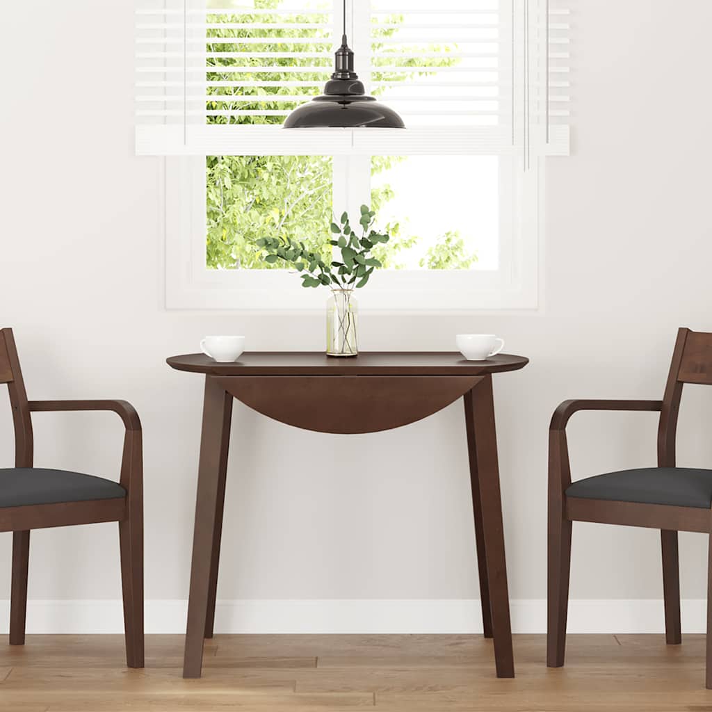 Eettafel bruin massief hout rubber is nu te koop bij PeponiXL, paradijselijk wonen!