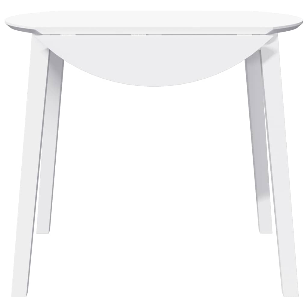 Eettafel massief hout wit rubber is nu te koop bij PeponiXL, paradijselijk wonen!