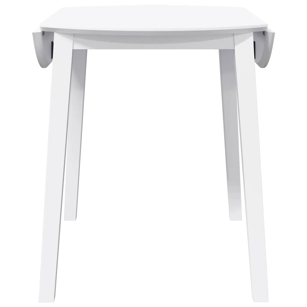 Eettafel massief hout wit rubber is nu te koop bij PeponiXL, paradijselijk wonen!