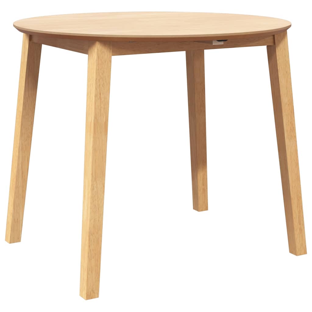 Eettafel massief hout naturel rubber is nu te koop bij PeponiXL, paradijselijk wonen!