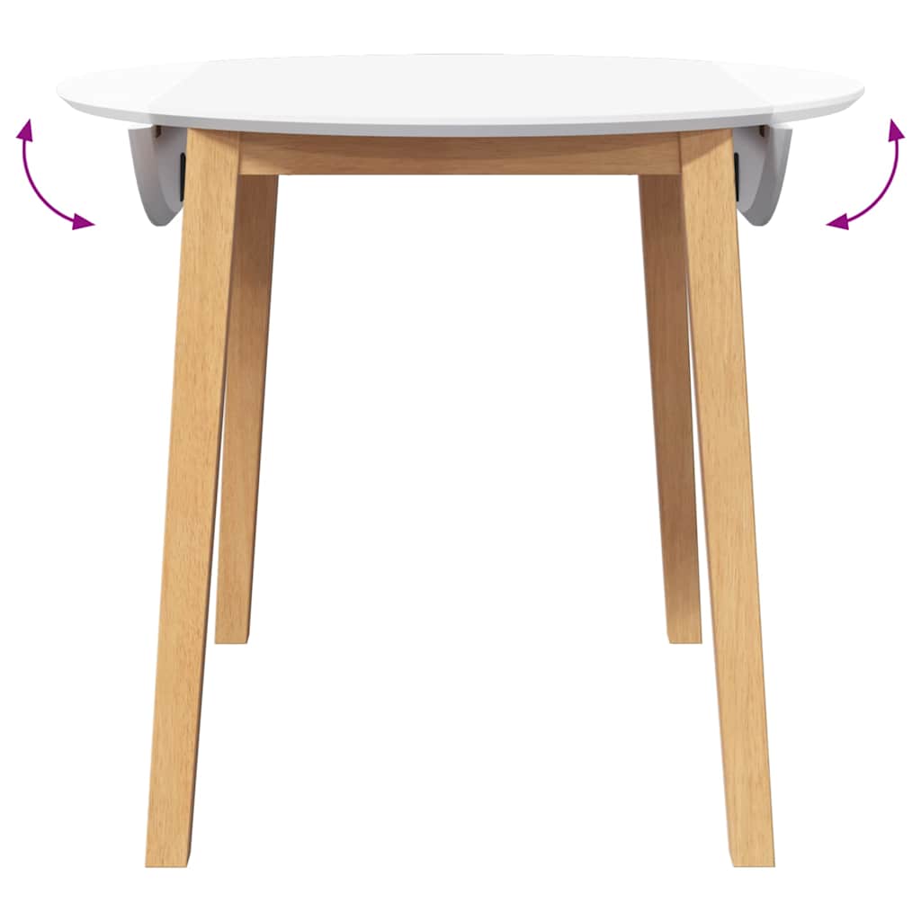 Eettafel massief hout naturel rubber is nu te koop bij PeponiXL, paradijselijk wonen!