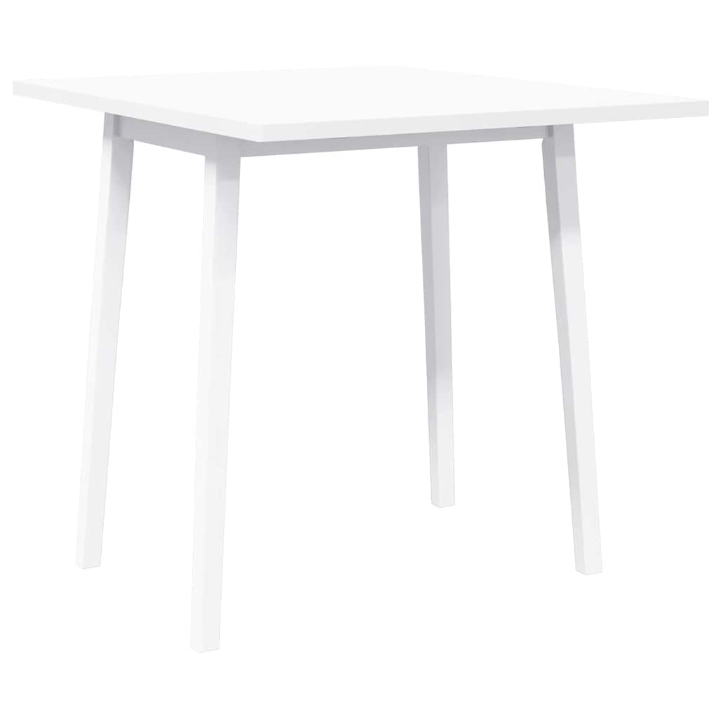 Eettafel massief hout wit rubber is nu te koop bij PeponiXL, paradijselijk wonen!