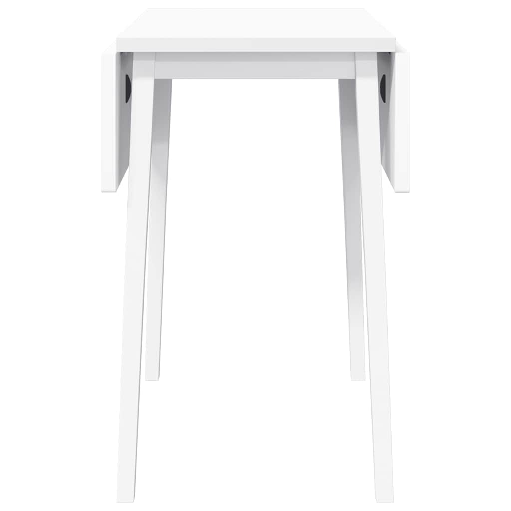Eettafel massief hout wit rubber is nu te koop bij PeponiXL, paradijselijk wonen!