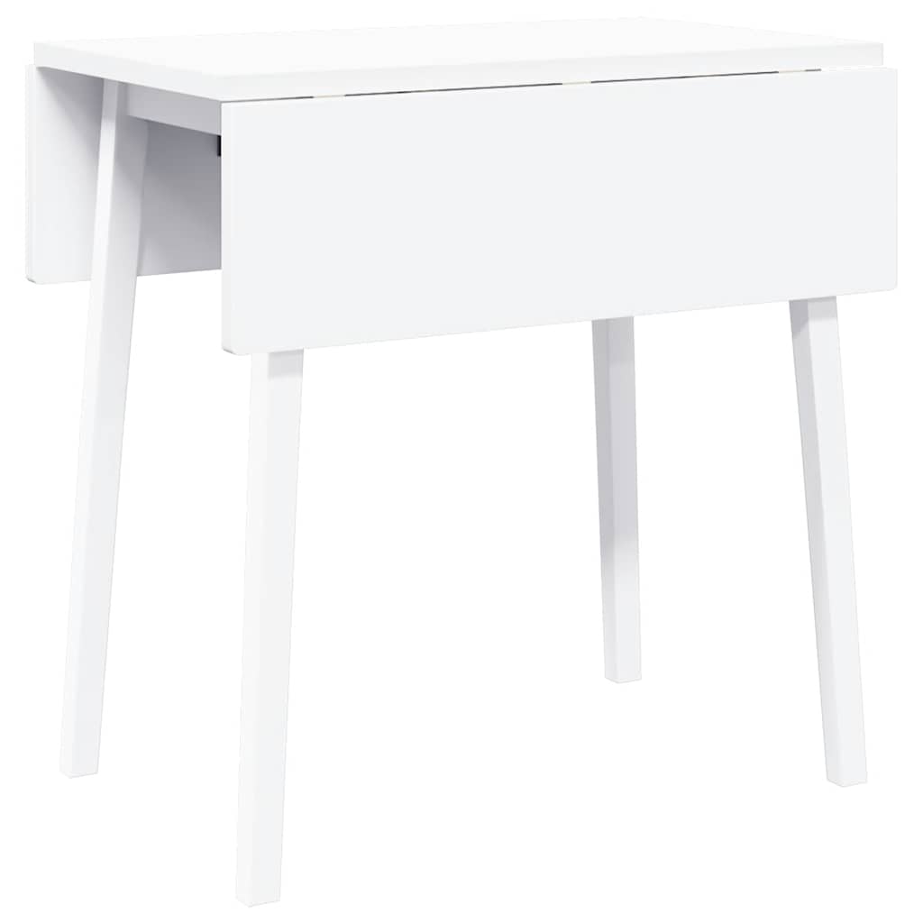 Eettafel massief hout wit rubber is nu te koop bij PeponiXL, paradijselijk wonen!