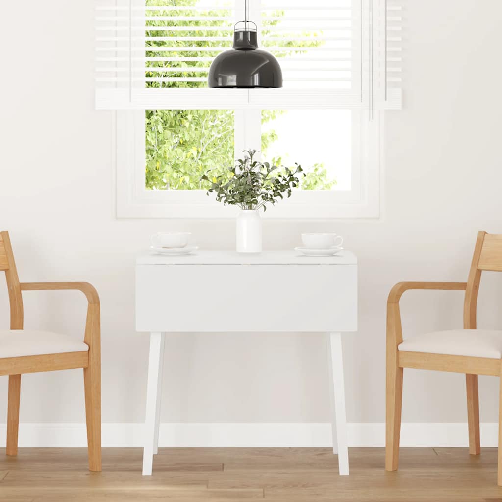 Eettafel massief hout wit rubber is nu te koop bij PeponiXL, paradijselijk wonen!