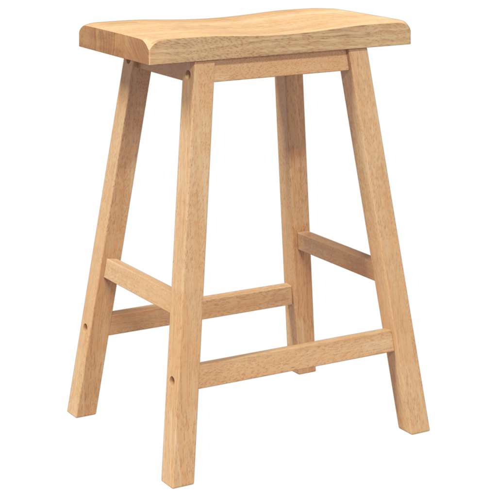 Barkrukken 2 stuks natuurlijk massief hout rubber is nu te koop bij PeponiXL, paradijselijk wonen!