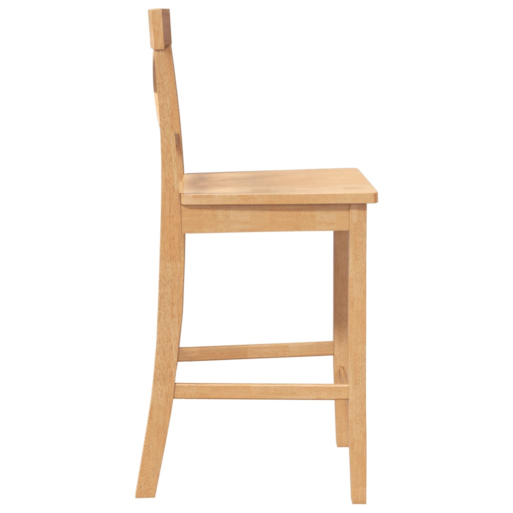 Barkrukken 2 stuks natuurlijk massief hout rubber is nu te koop bij PeponiXL, paradijselijk wonen!