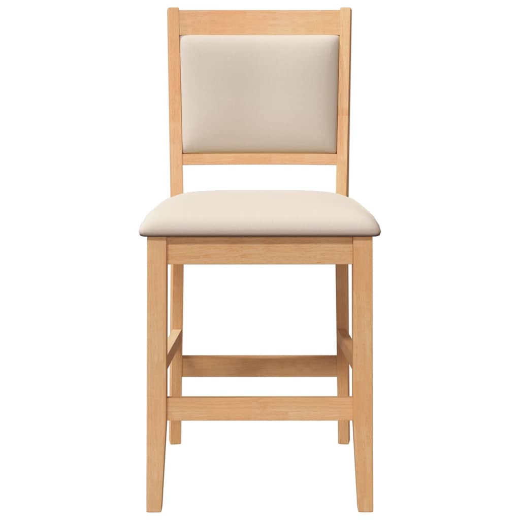 Barkrukken met kussens 2 stuks natuurlijk massief hout rubber is nu te koop bij PeponiXL, paradijselijk wonen!